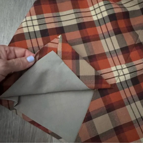 The Limited Plaid Pencil Skirt in Tan and Brown - Picture 5 of 11